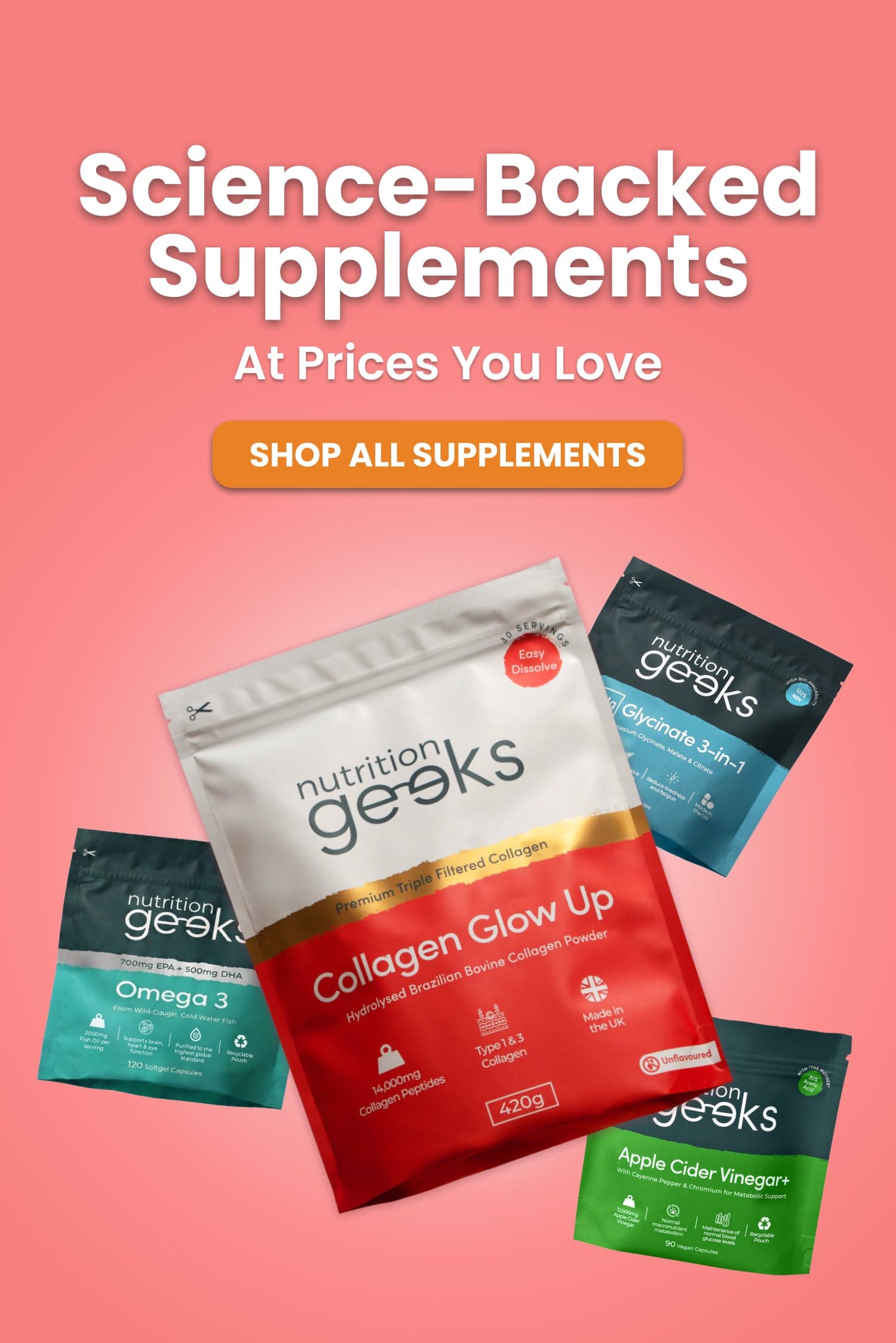 Nutrition Geeks supplements